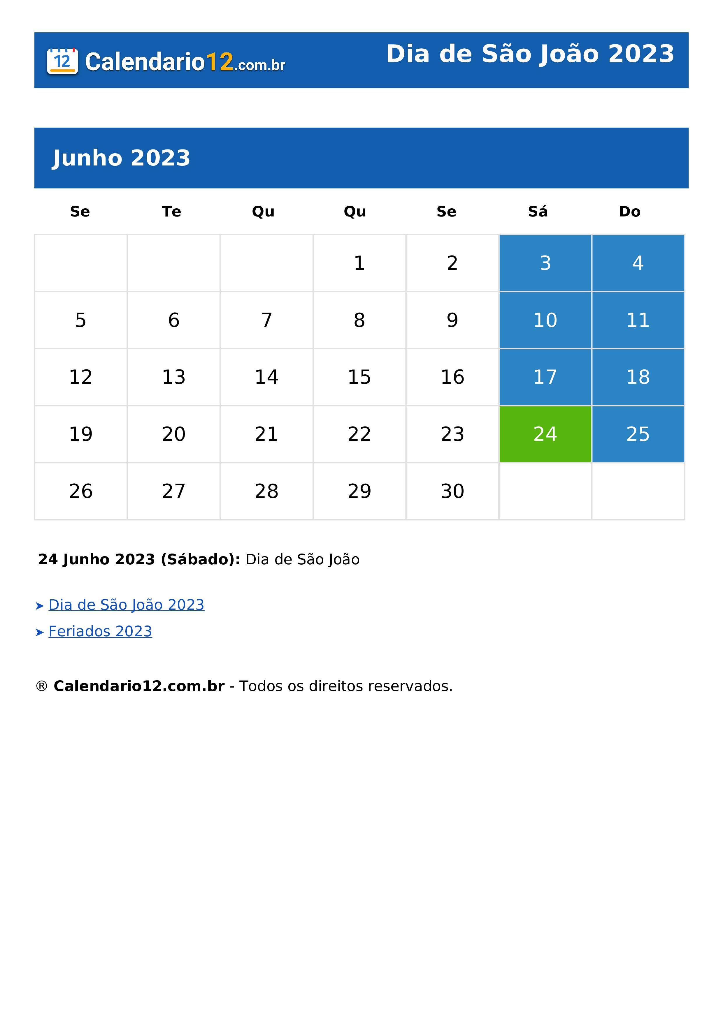 Dia de São João 2023